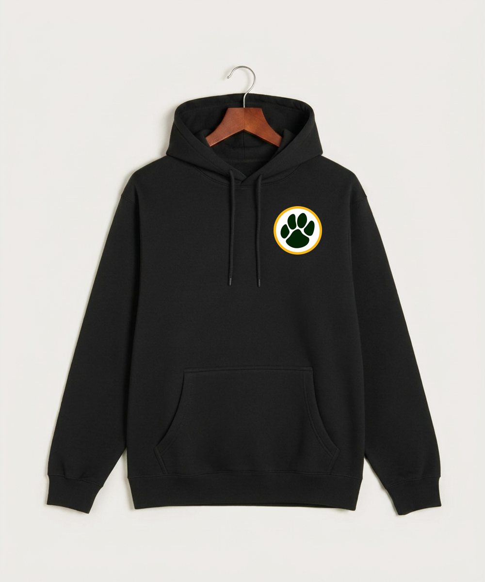 Ashwaubenon High School Baseball (Boys) - Black Hoodie Value - Left Chest