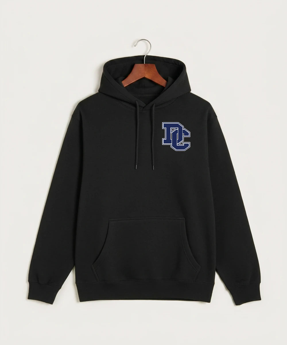 Dassel Cokato High School Football (Boys) - Black Hoodie Value - Left Chest