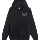 Abingdon Football - Black Hoodie Value - Left Chest