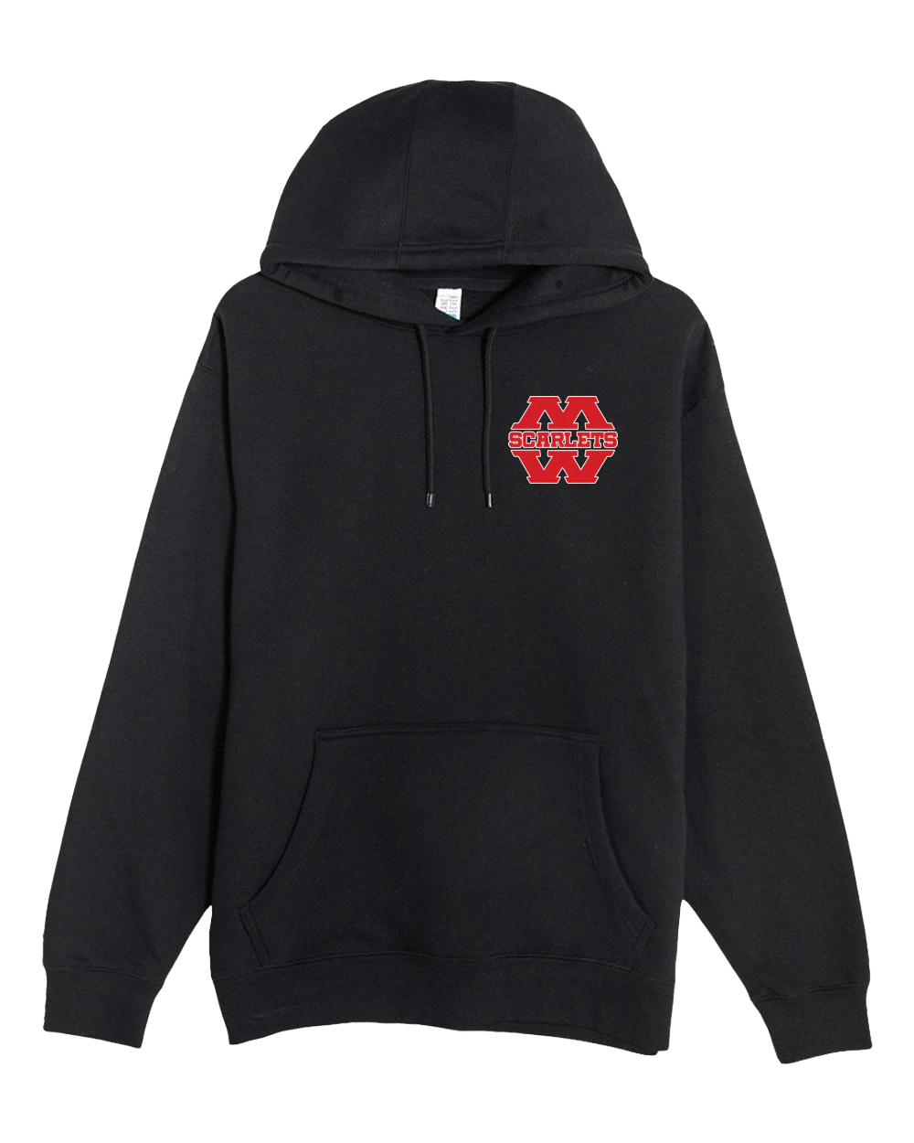 Mankato West Track - Black Hoodie Value - Left Chest