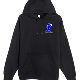 Lakeview Track - Black Hoodie Value - Left Chest