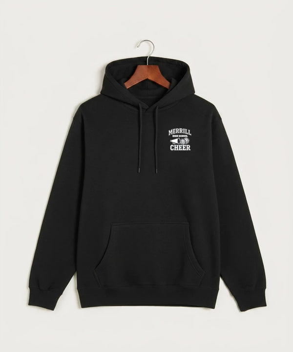 Merrill Dance and Cheer - Black Hoodie Value - Left Chest