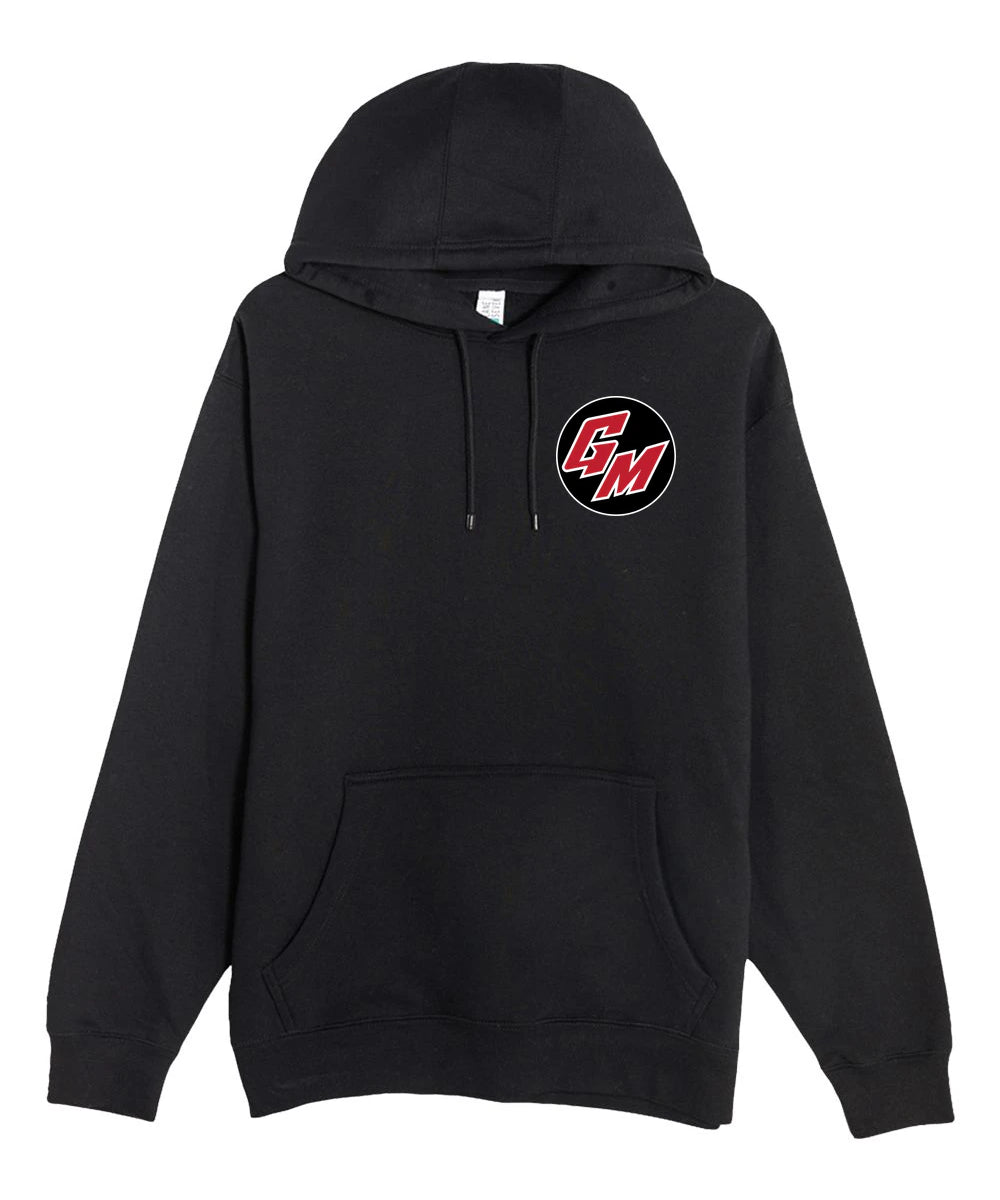 Ghostfit Sports Testing 2 - Black Hoodie Value - Left Chest