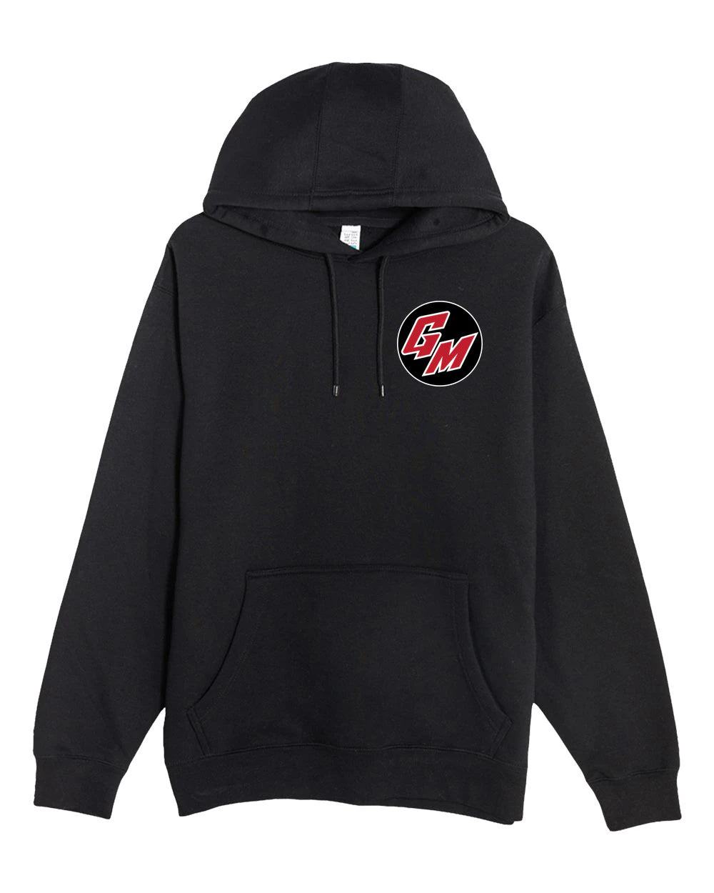 Ghostfit Sports Testing 2 - Black Hoodie Value - Left Chest
