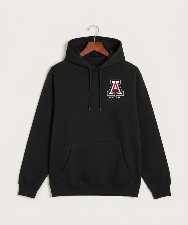 Amboy Football general - Black Hoodie Value - Left Chest