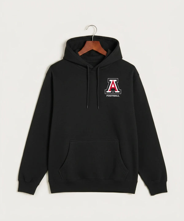 Amboy Football general - Black Hoodie Value - Left Chest