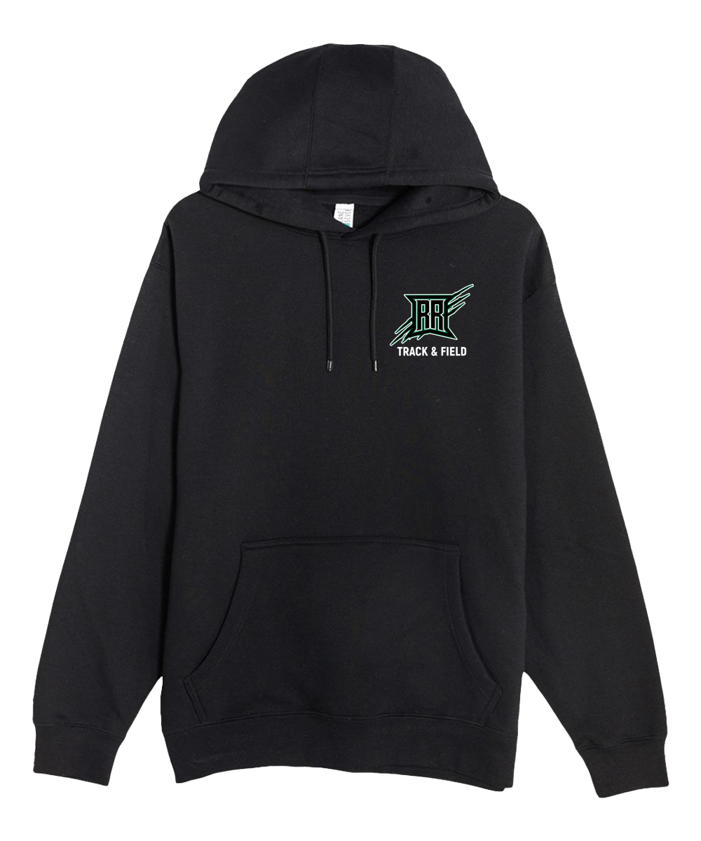Rock Ridge Track & Field - Black Hoodie Value - Left Chest