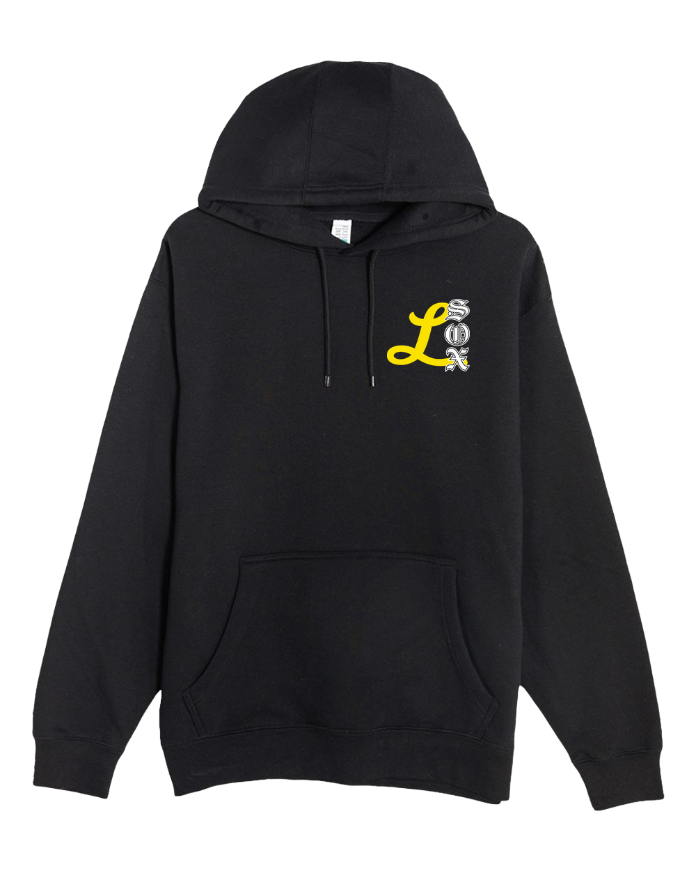 Lamberton LongSox Baseball - Black Hoodie Value - Left Chest