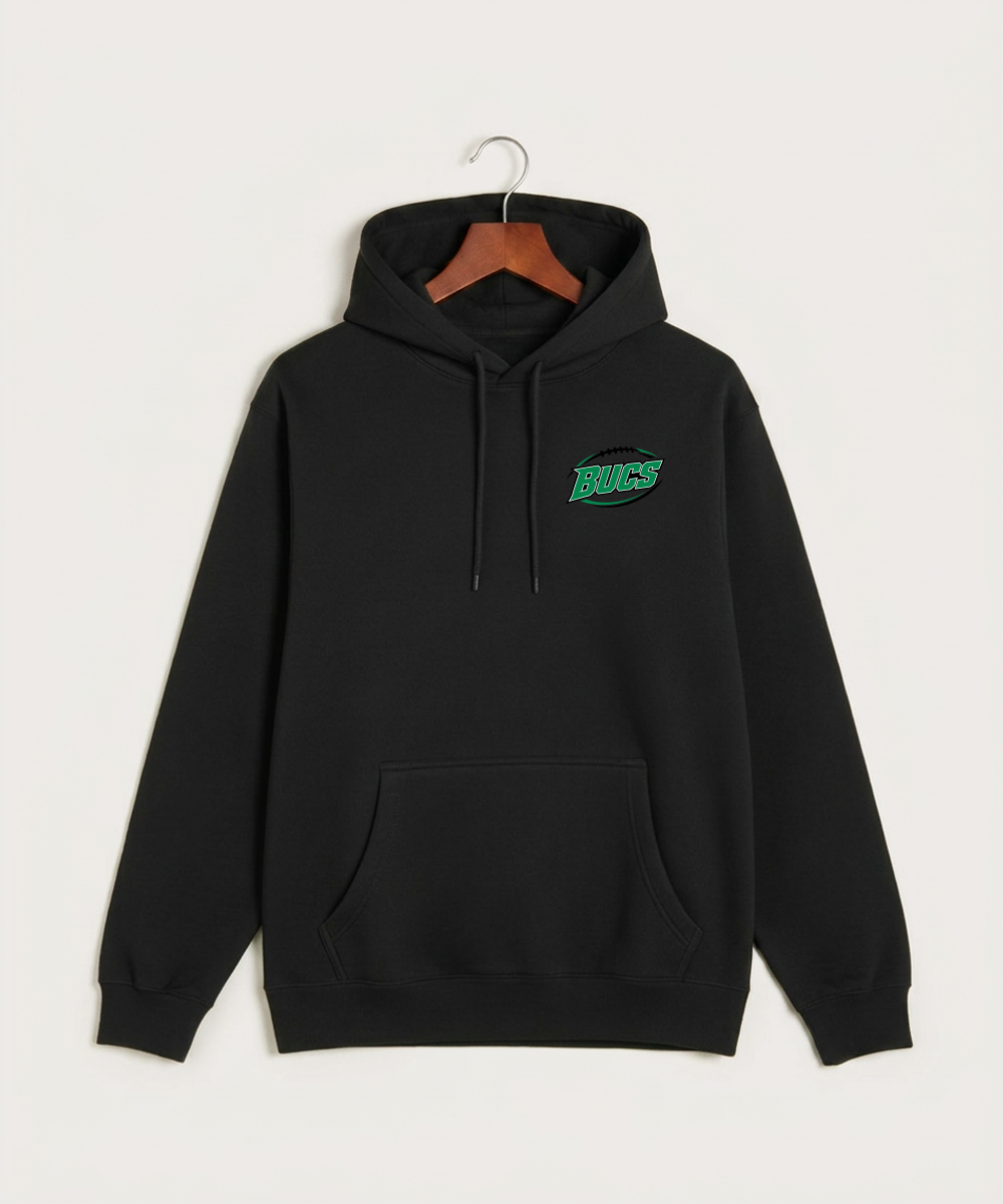 Waterville-Elysian-Morristown High School Football (Boys) - Black Hoodie Value - Left Chest