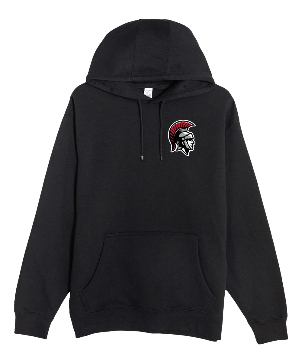 Worthington Baseball - Black Hoodie Value - Left Chest