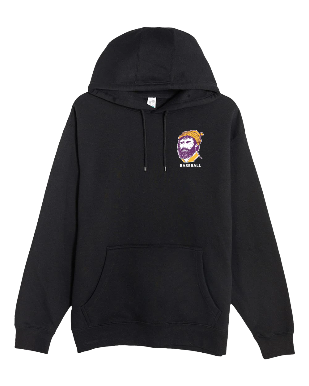 Cloquet Baseball - Black Hoodie Value - Left Chest