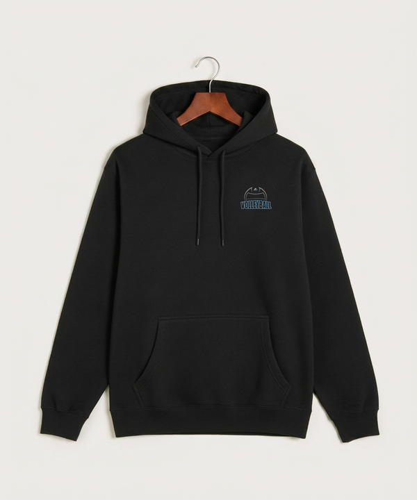 Long Prairie Grey Eagle High School Volleyball (Girls) - Black Hoodie Value - Left Chest