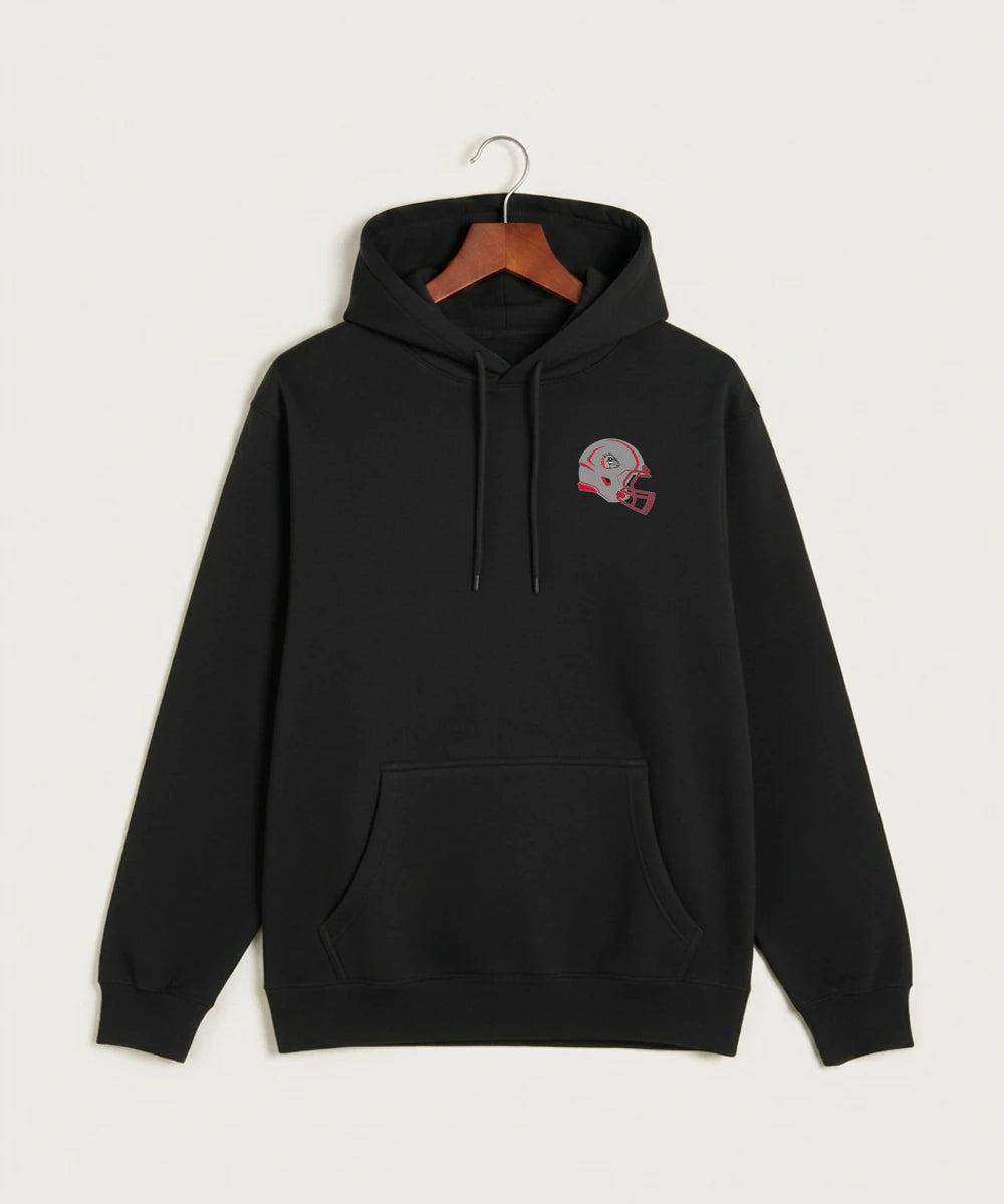 Otter Tail Central Football (Boys) - Black Hoodie Value - Left Chest