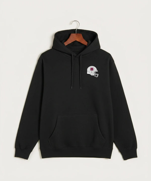 Two Harbors High School Football (Boys) - Black Hoodie Value - Left Chest