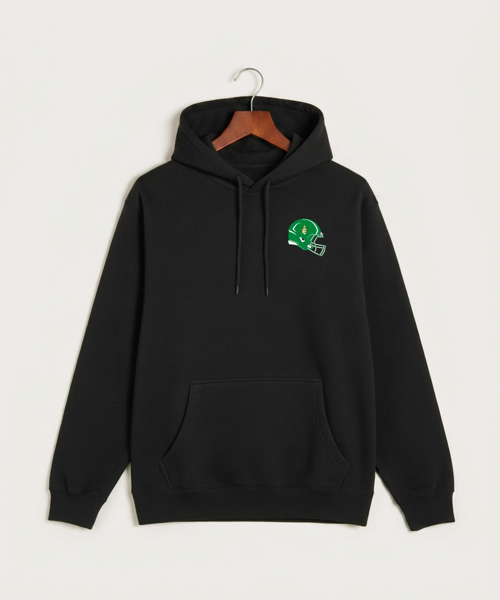 Verndale High School Football (Boys) - Black Hoodie Value - Left Chest
