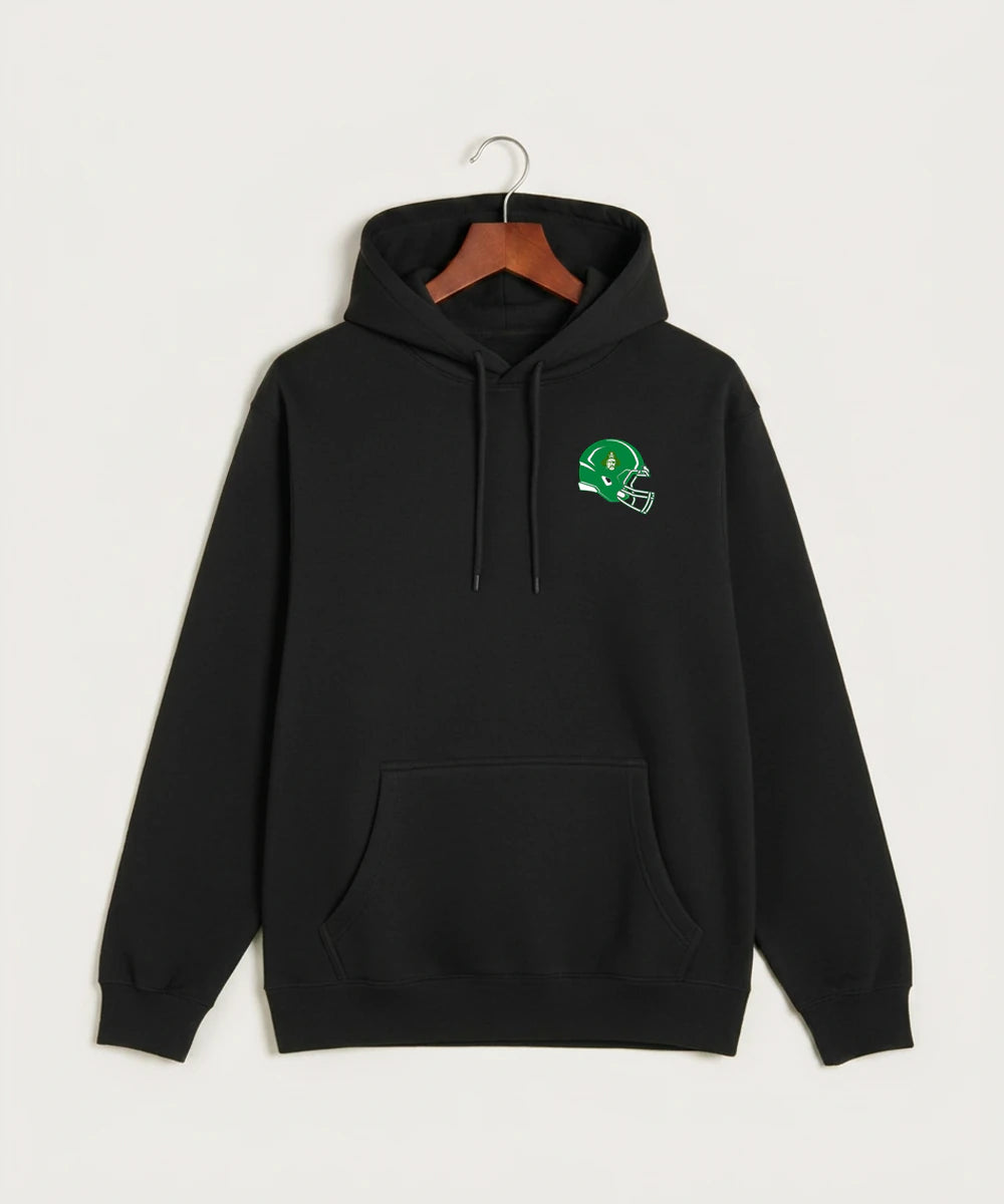 Verndale High School Football (Boys) - Black Hoodie Value - Left Chest