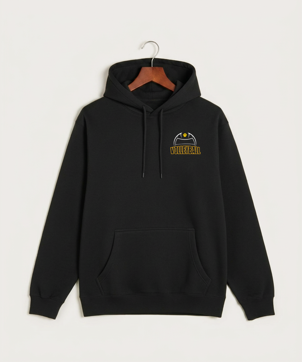 Plainview Elgin Millville H S Volleyball (Girls) - Black Hoodie Value - Left Chest
