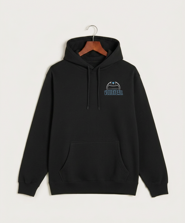 Janesville Waldorf Pemberton Volleyball (Girls) - Black Hoodie Value - Left Chest