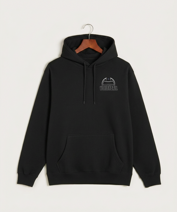 Zumbrota Mazeppa High School Volleyball (Girls) - Black Hoodie Value - Left Chest