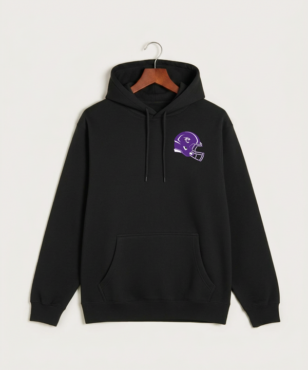 Granada-Huntley-East Chain/Truman Football (Boys) - Black Hoodie Value - Left Chest