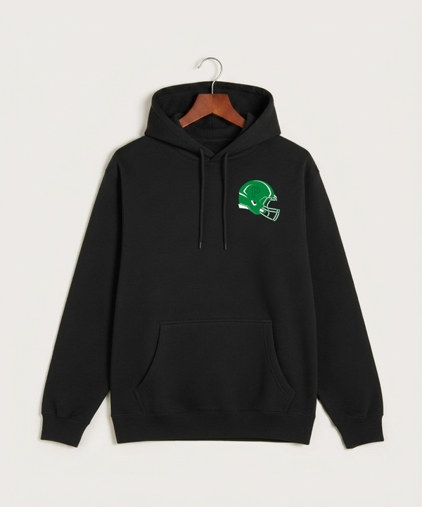 Pipestone Area High School Football (Boys) - Black Hoodie Value - Left Chest