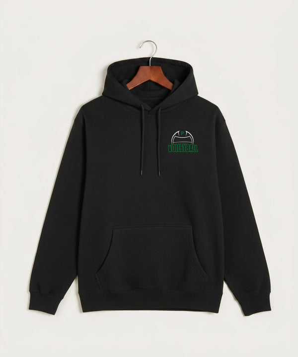 Pipestone Area High School Volleyball (Girls) - Black Hoodie Value - Left Chest