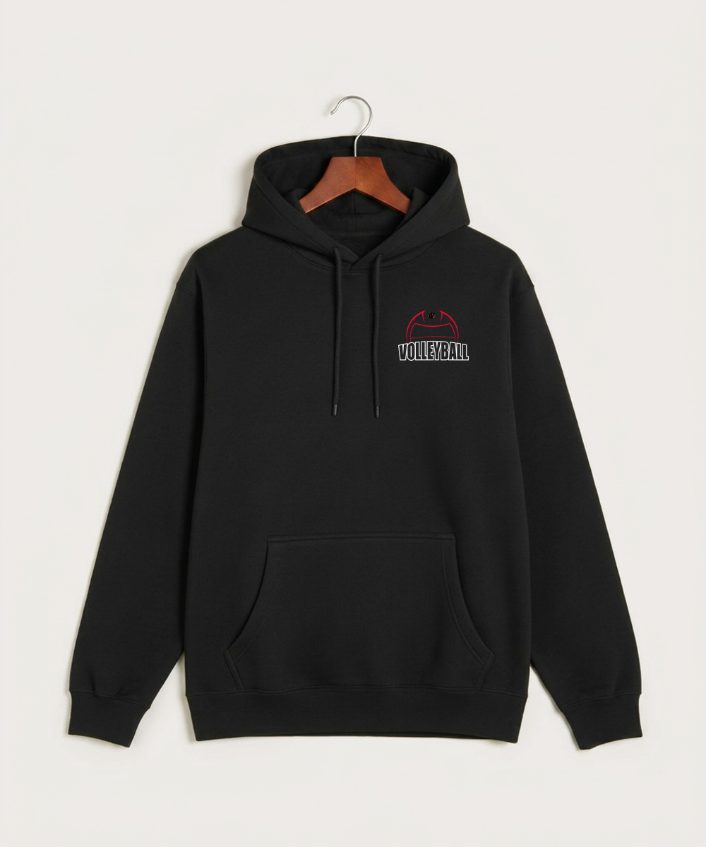 Tracy-Milroy-Balaton High School Volleyball (Girls) - Black Hoodie Value - Left Chest