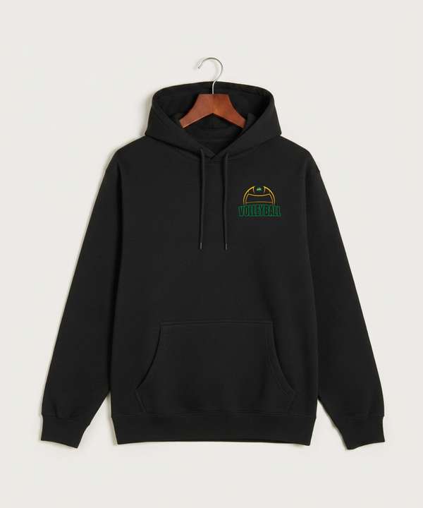 Rosemount High School Volleyball (Girls) - Black Hoodie Value - Left Chest