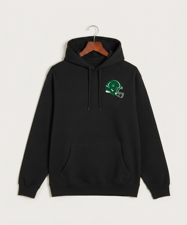 West Fargo High School Football (Boys) - Black Hoodie Value - Left Chest