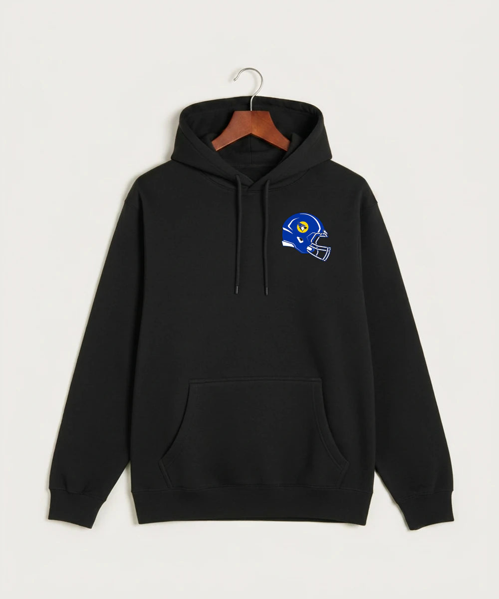 Waseca High School Football (Boys) - Black Hoodie Value - Left Chest