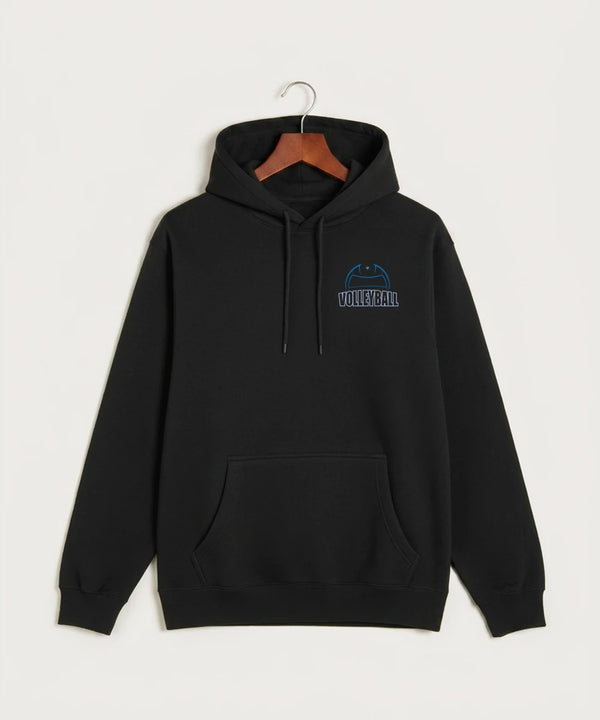 Eastview High School Volleyball (Girls) - Black Hoodie Value - Left Chest