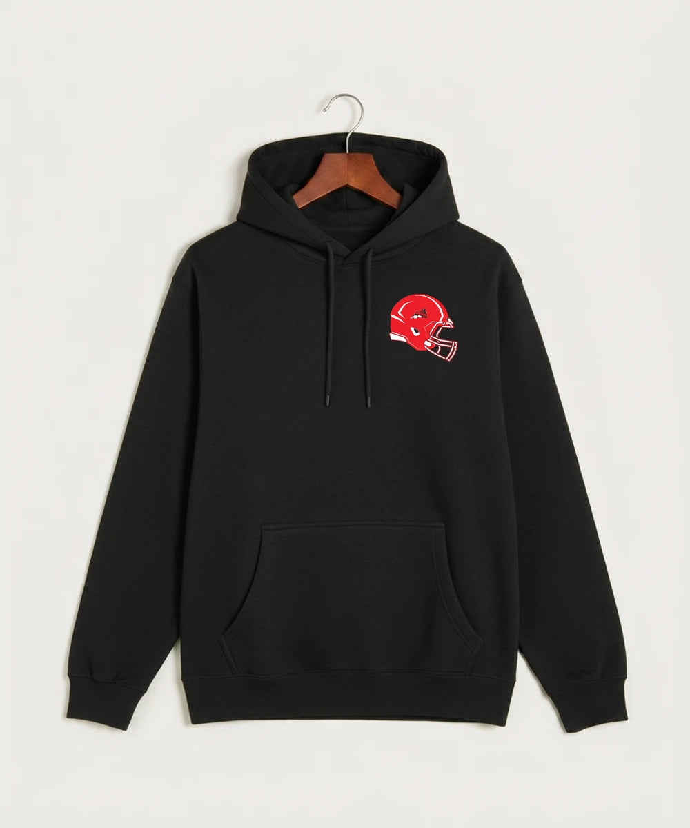 Fulton High School Football (Boys) - Black Hoodie Value - Left Chest