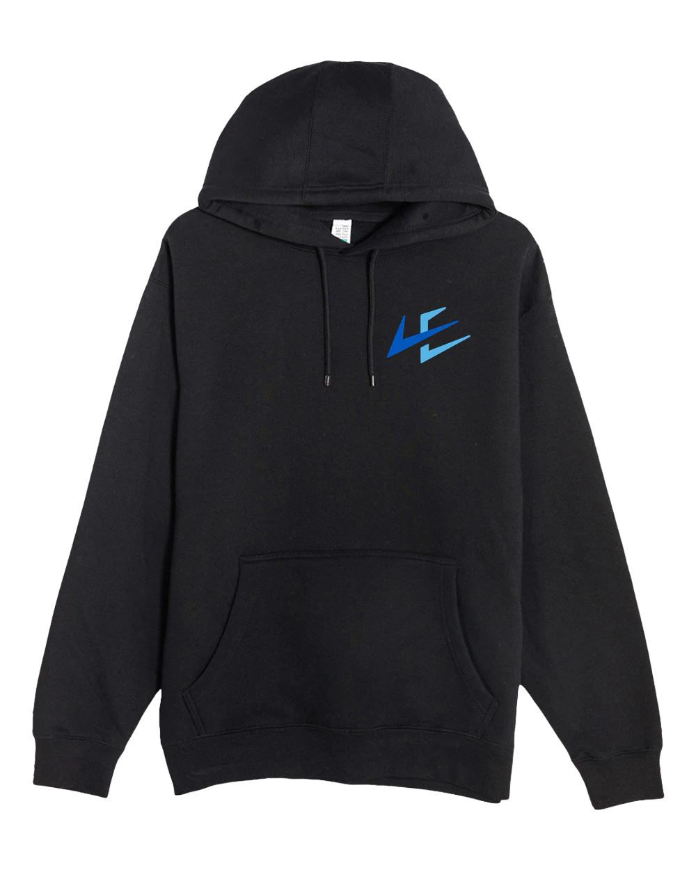 Team Store Example - Black Hoodie Value - Left Chest