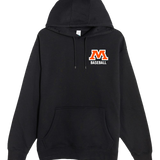 Moorhead Baseball - Black Hoodie Value - Left Chest