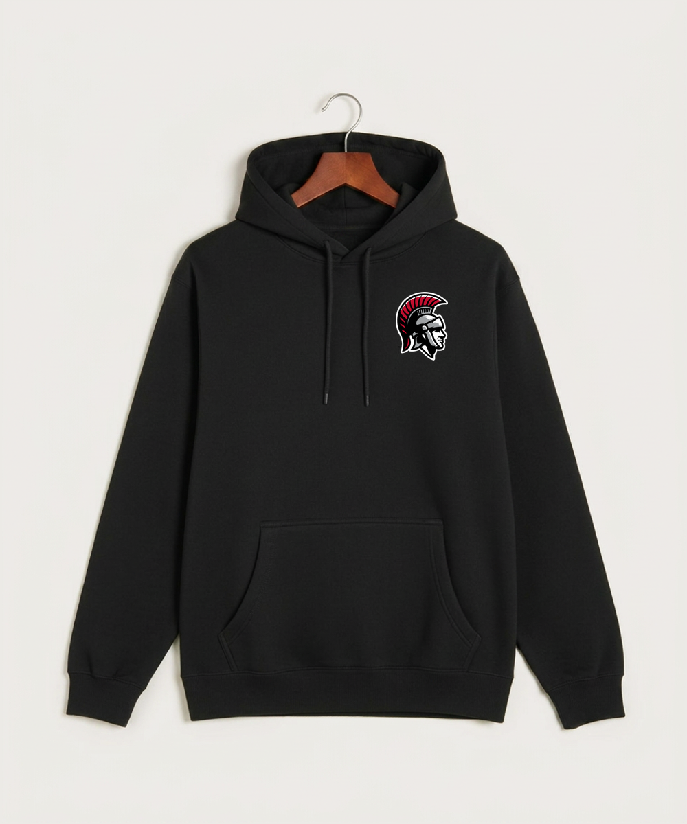 Worthington High School Football (Boys) - Black Hoodie Value - Left Chest