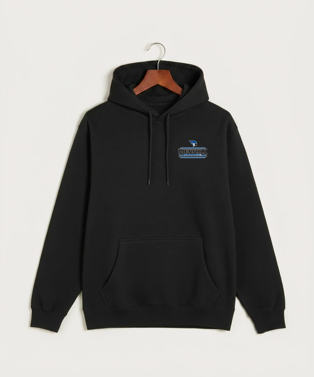 Merrill Dance and Cheer - Black Hoodie Value - Left Chest