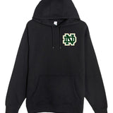 Notre Dame Hockey Example - Black Hoodie Value - Left Chest