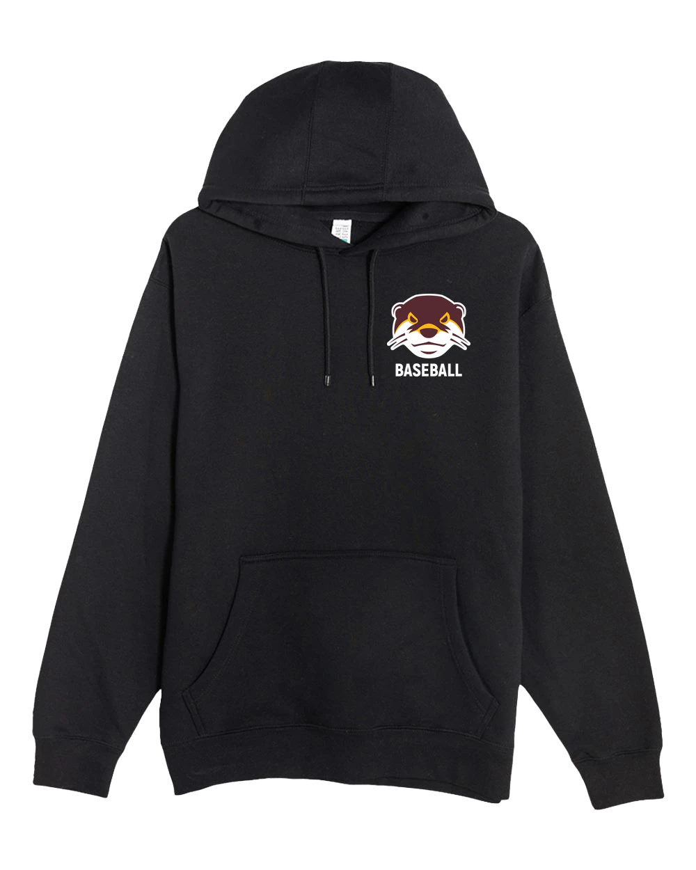 Fergus Falls Baseball - Black Hoodie Value - Left Chest