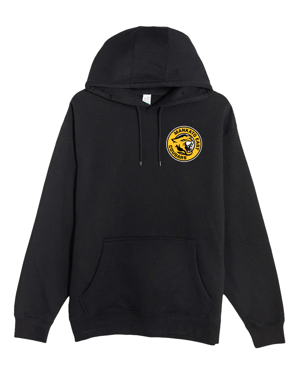 Mankato East Spring - Black Hoodie Value - Left Chest