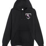 Wisconsin Lutheran Baseball - Black Hoodie Value - Left Chest