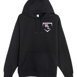 Wisconsin Lutheran Baseball - Black Hoodie Value - Left Chest