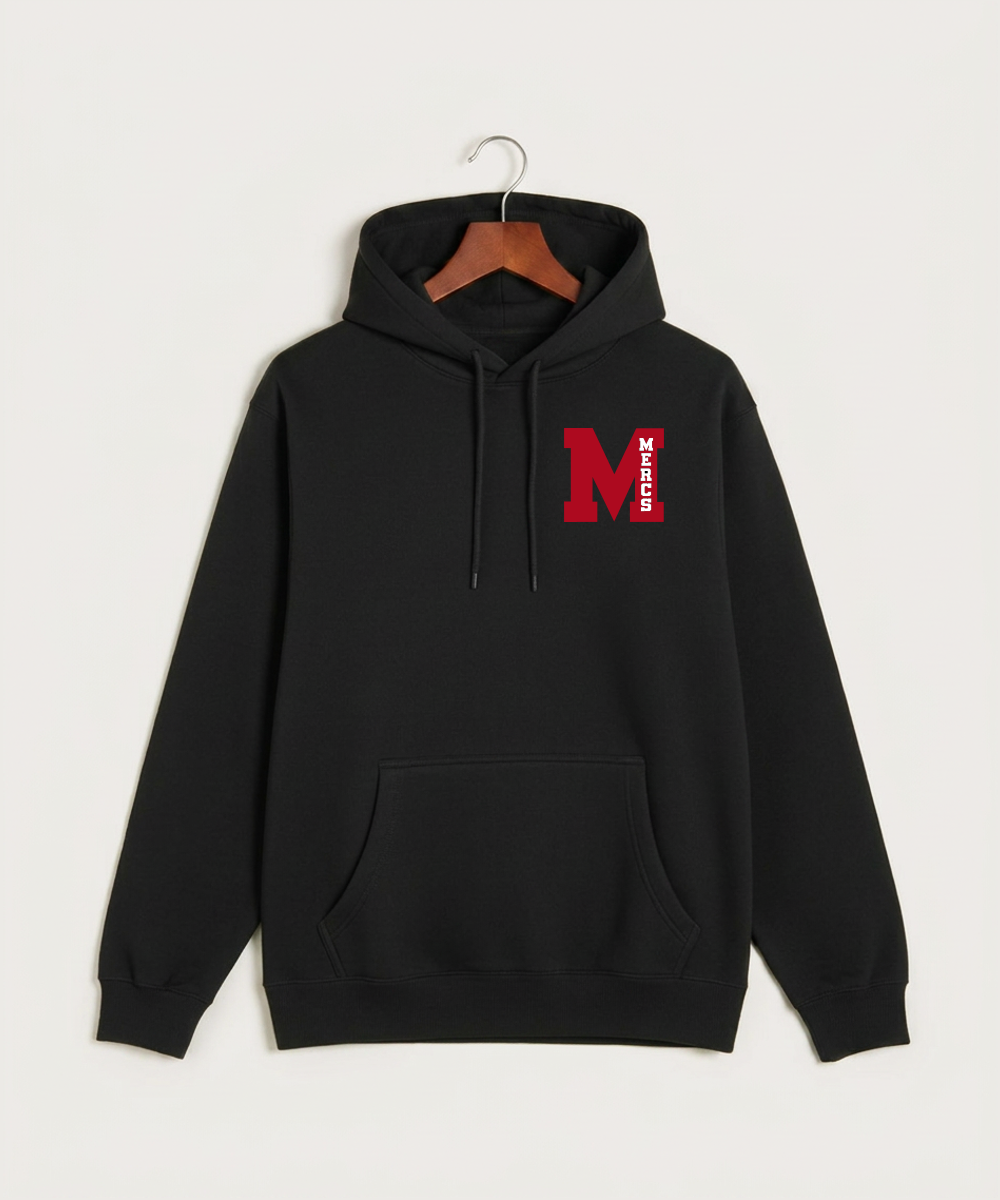 Mcgregor High School Volleyball (Girls) - Black Hoodie Value - Left Chest
