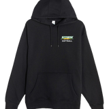 Sauk Rapids Rice Softball - Black Hoodie Value - Left Chest