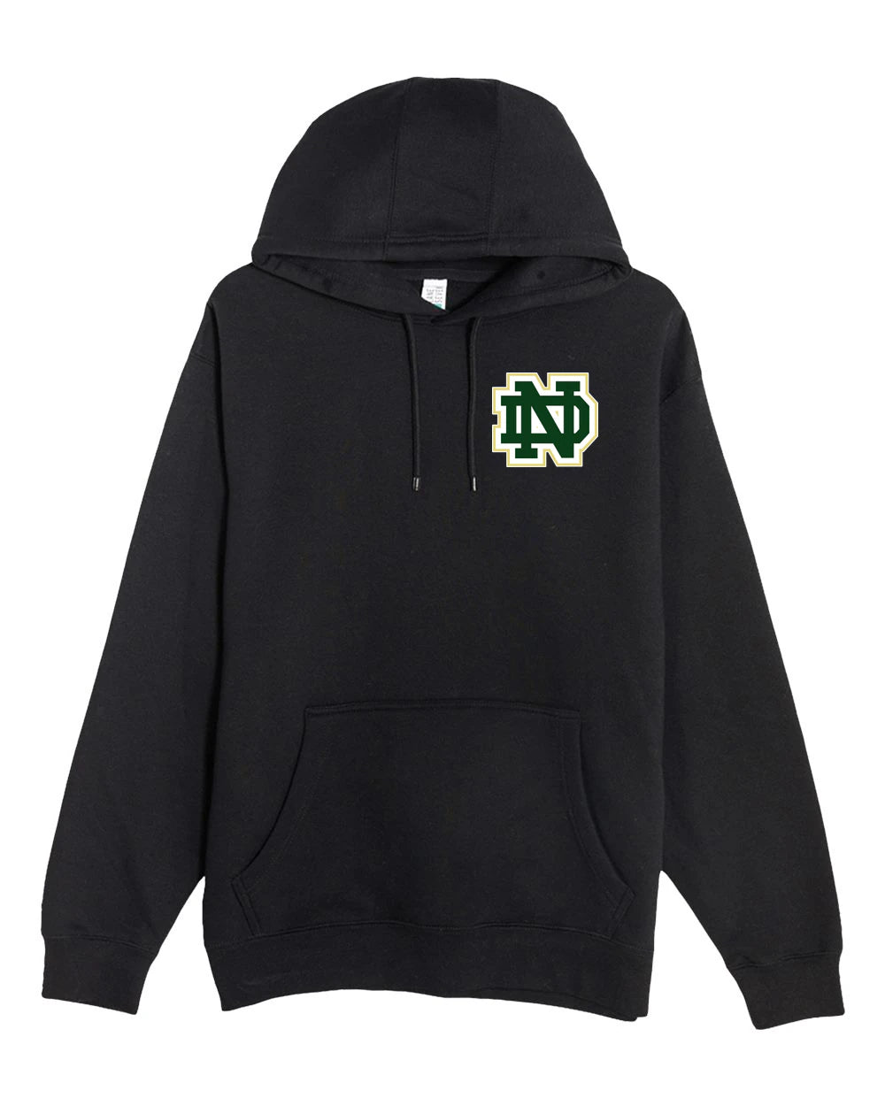Notre Dame Hockey - Black Hoodie Value - Left Chest
