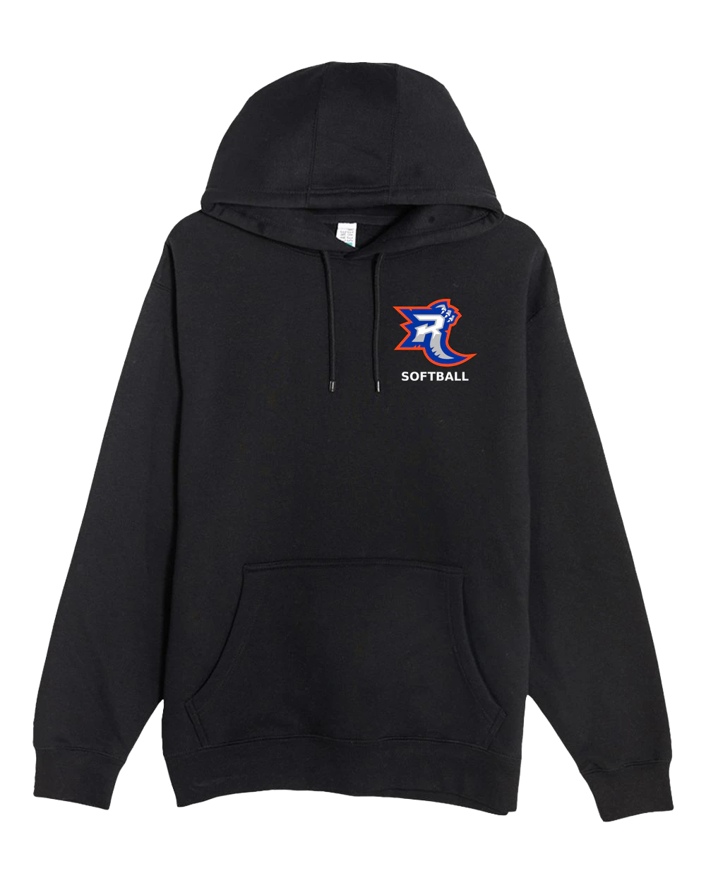 Carlton Wrenshall Softball - Black Hoodie Value - Left Chest