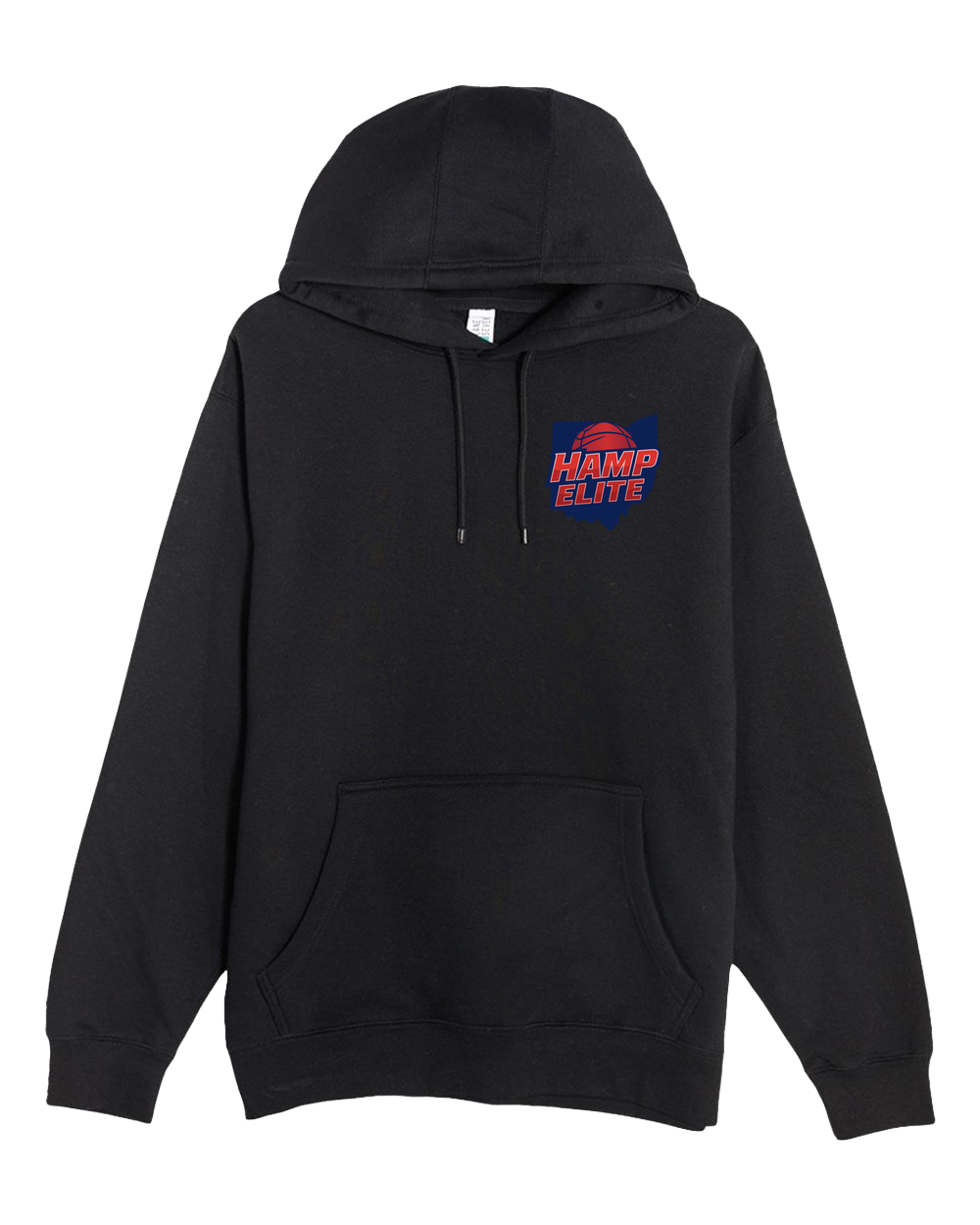 Hemp Elite - Black Hoodie Value - Left Chest
