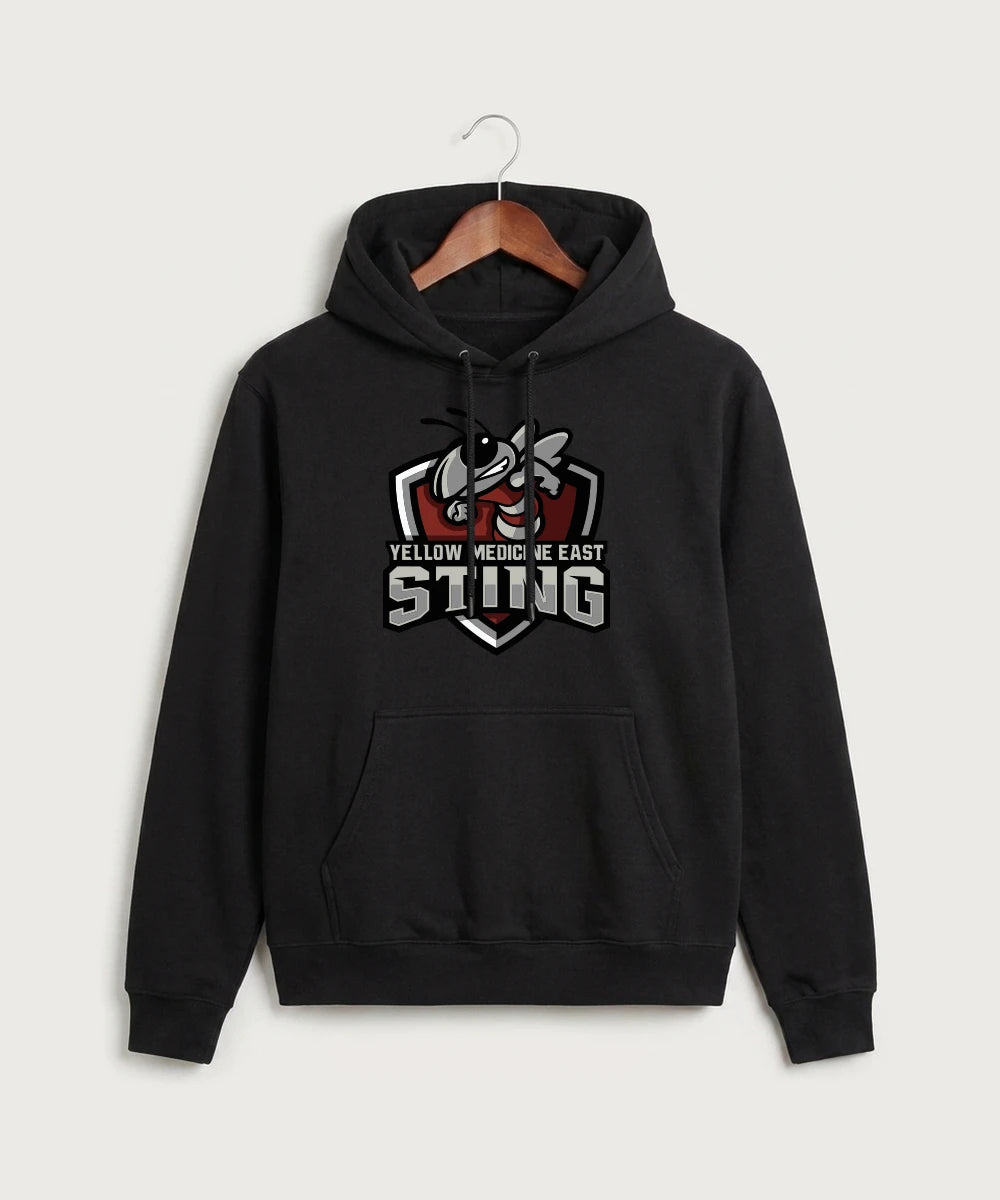Yellow Medicine East High School Football (Boys) - Black Hoodie Value