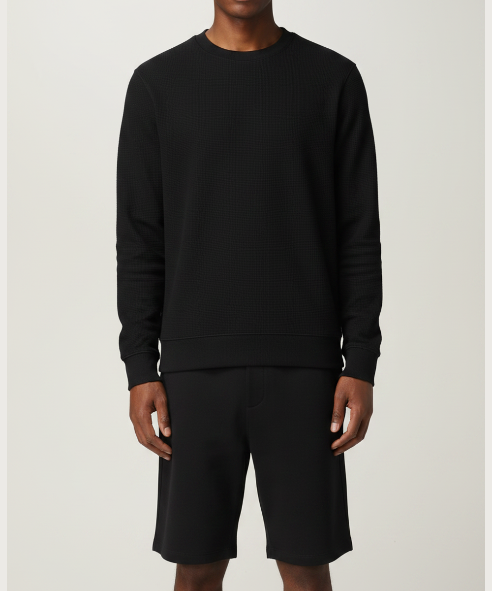 Notre Dame High School Team Store - Black Jogger - Left Leg (model)