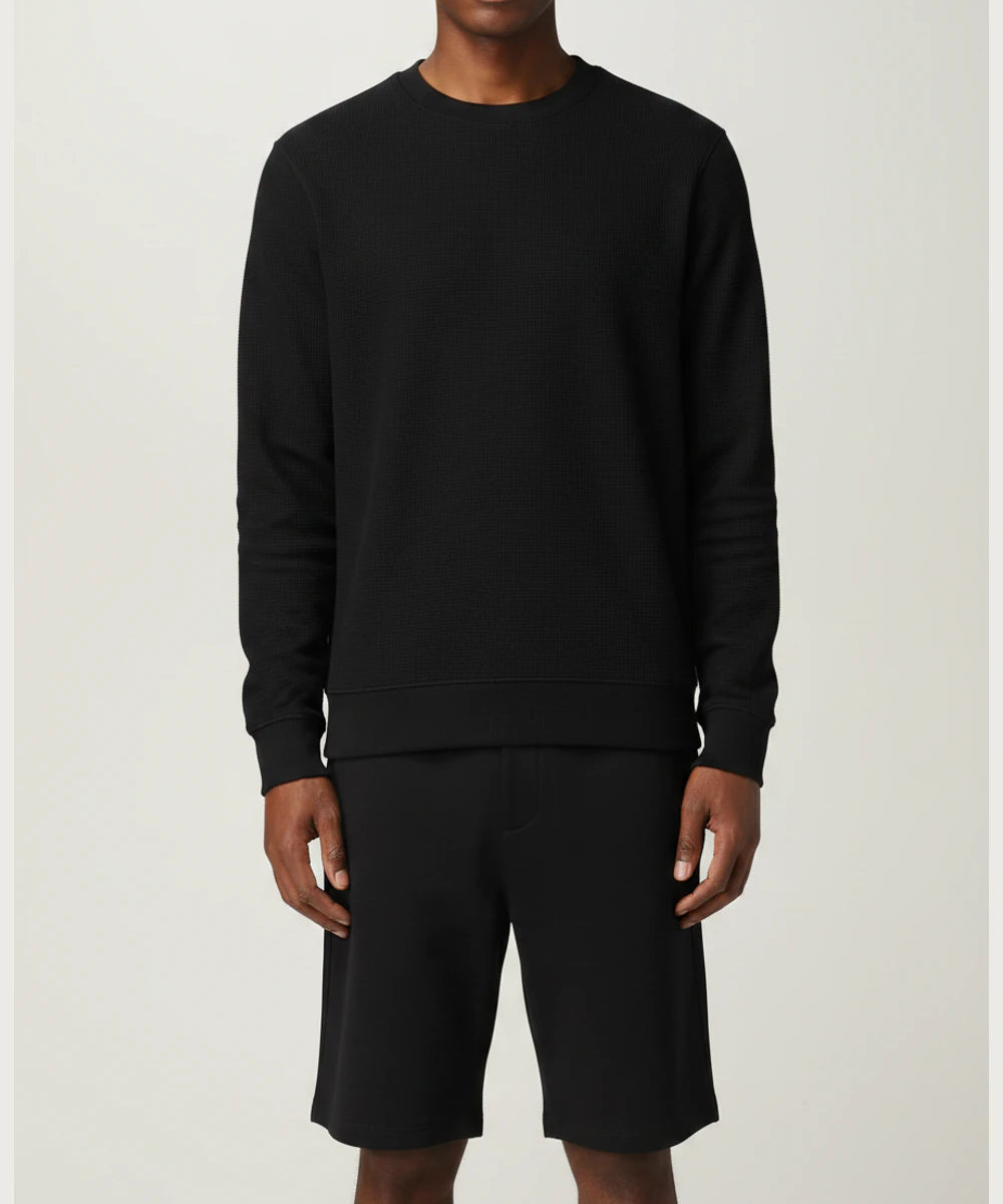 Notre Dame High School Team Store - Black Jogger - Left Leg (model)