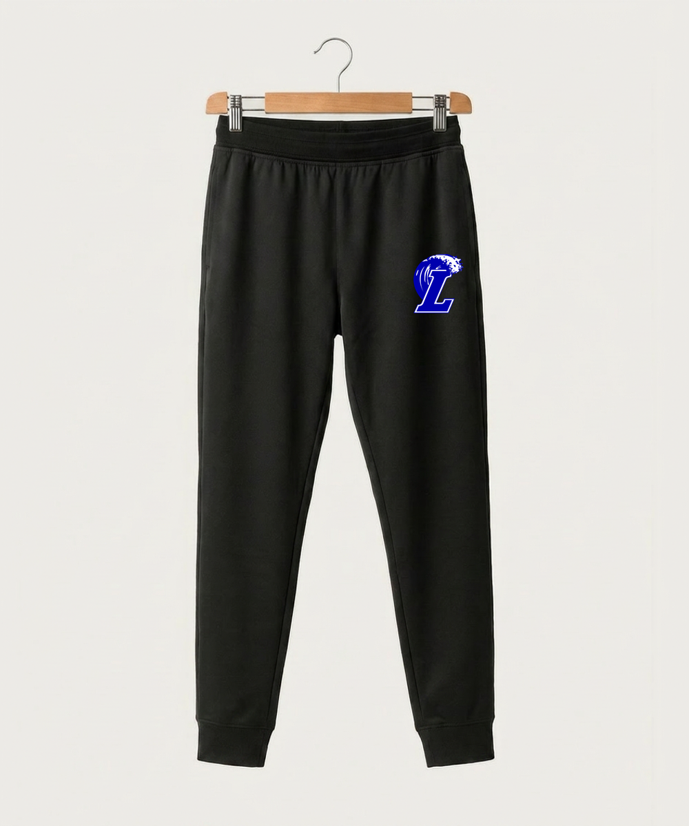Lakeview High School Football (Boys) - Black Jogger - Left Leg